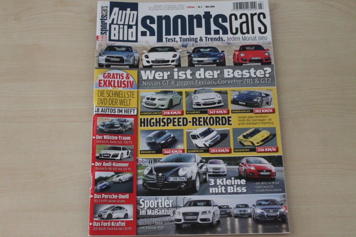 Deckblatt Auto Bild Sportscars (03/2009)